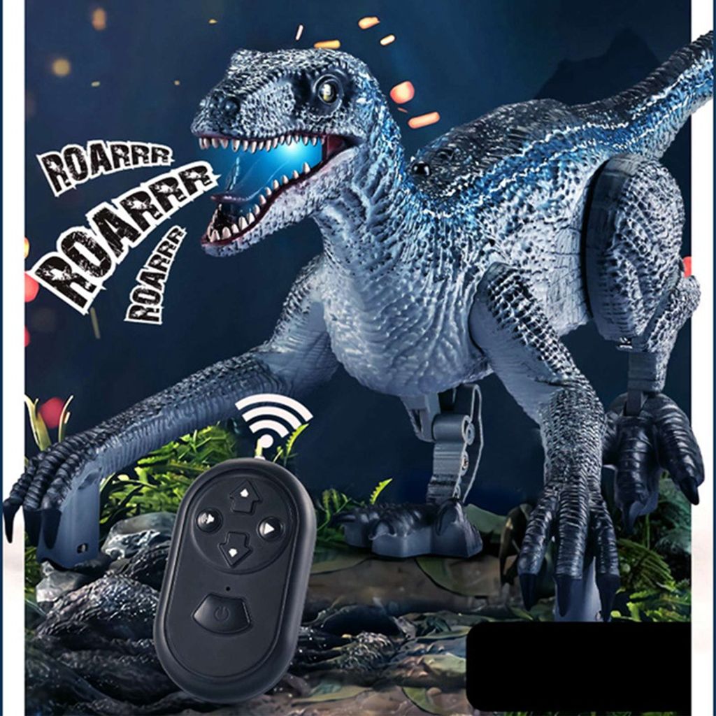 Dinosaurier Spielzeug für Kinder mit Fernbedienung mit Lichtern Walking Roars 