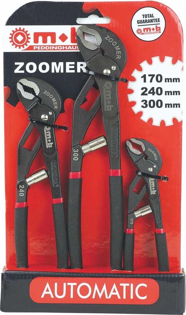 Peddinghaus 6483030001 Kit pinze regolabili per tubi e dadi