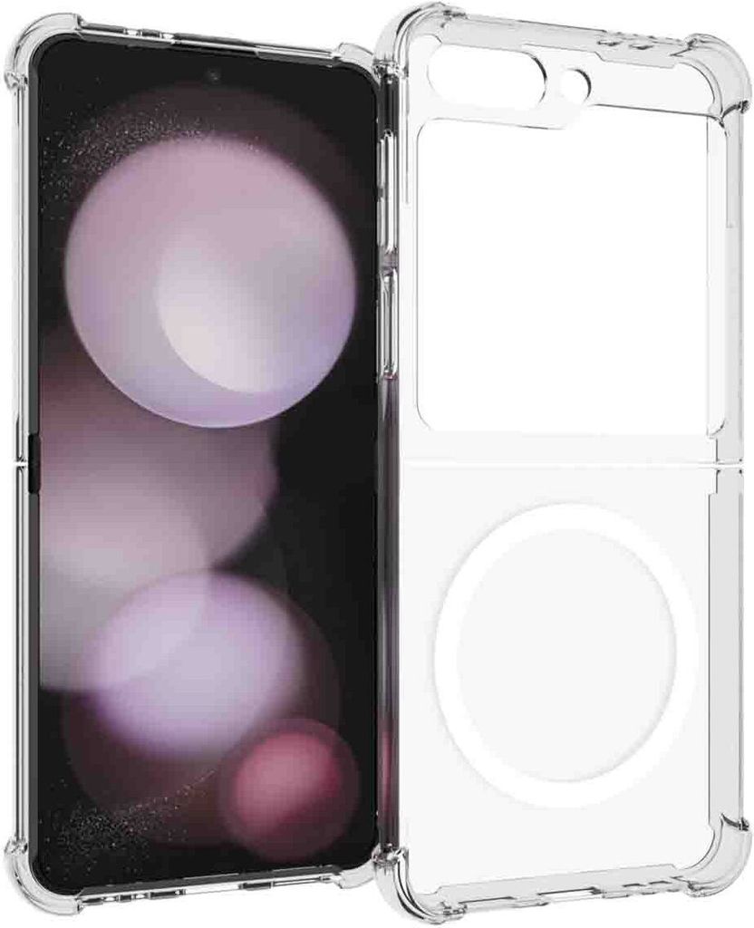 imoshion Rugged clear Back Cover mit MagSafe Samsung Galaxy Z Flip 6 - Transparent
