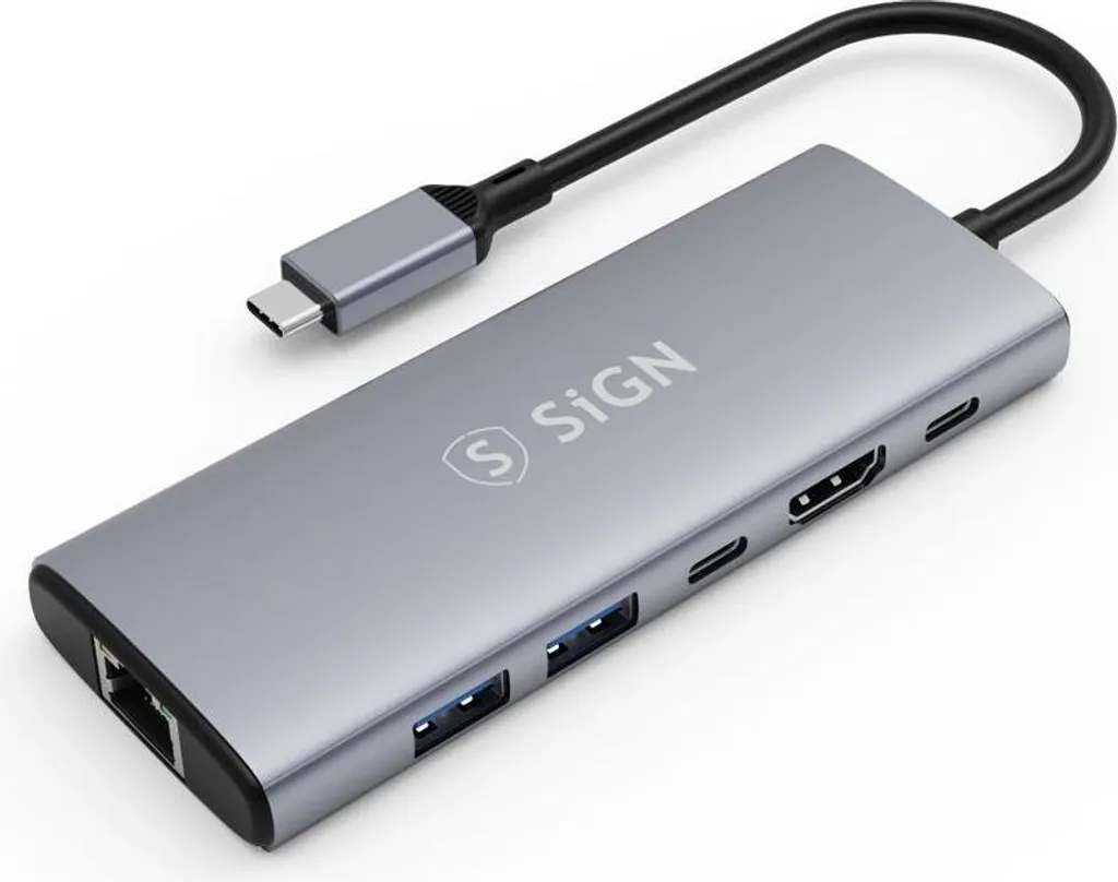 Hub USB-C Anti-Déconnexion Wi-Fi avec Port RJ45 Ethernet et HDMI 4K UHD
