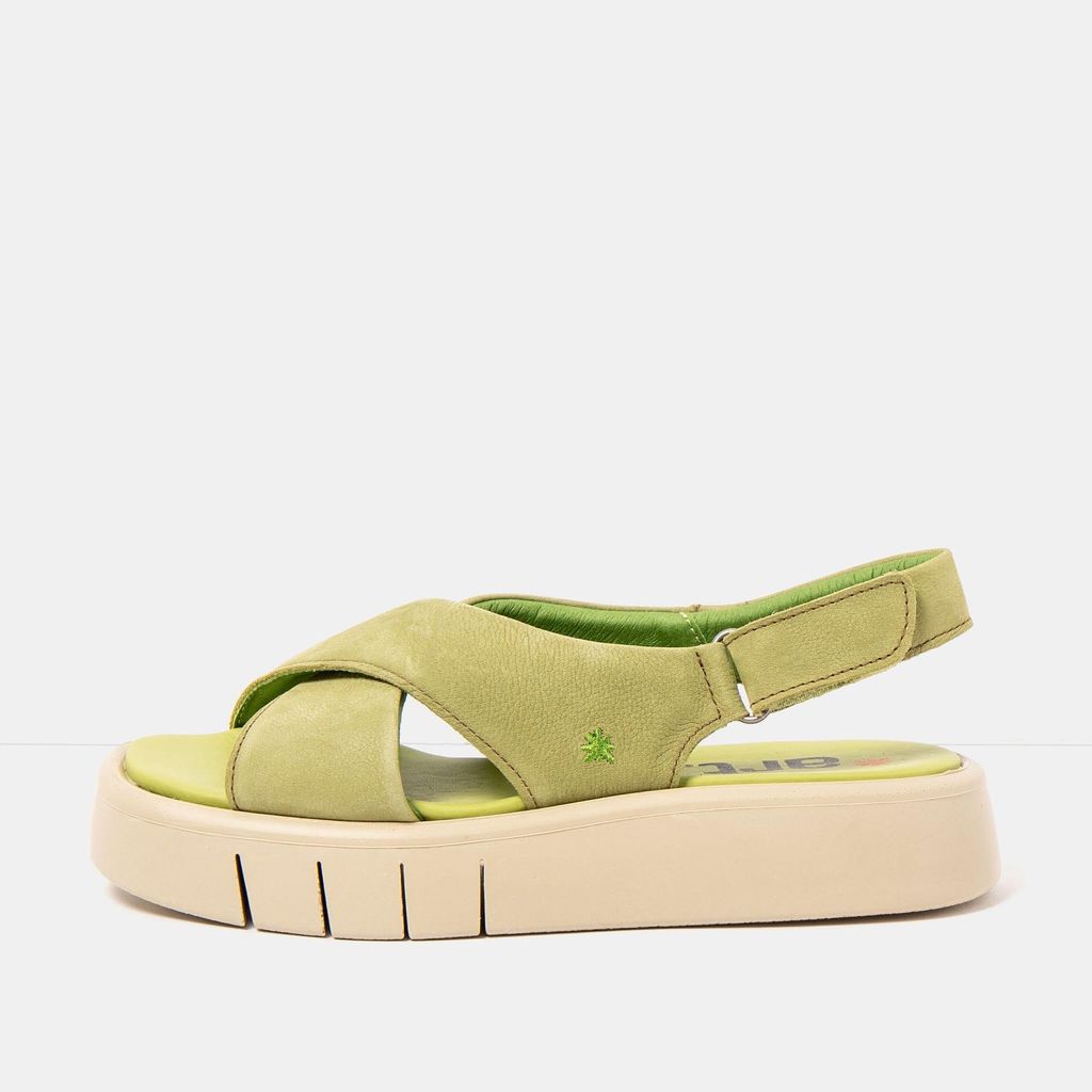 Art Sandalen Damen 1855 NOBUCK LIKEN/ MALAGA Farbe Grün