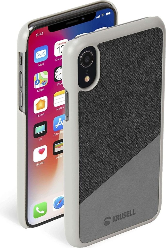 Krusell Tanum Cover Schutzhülle Apple iPhone XR Grau