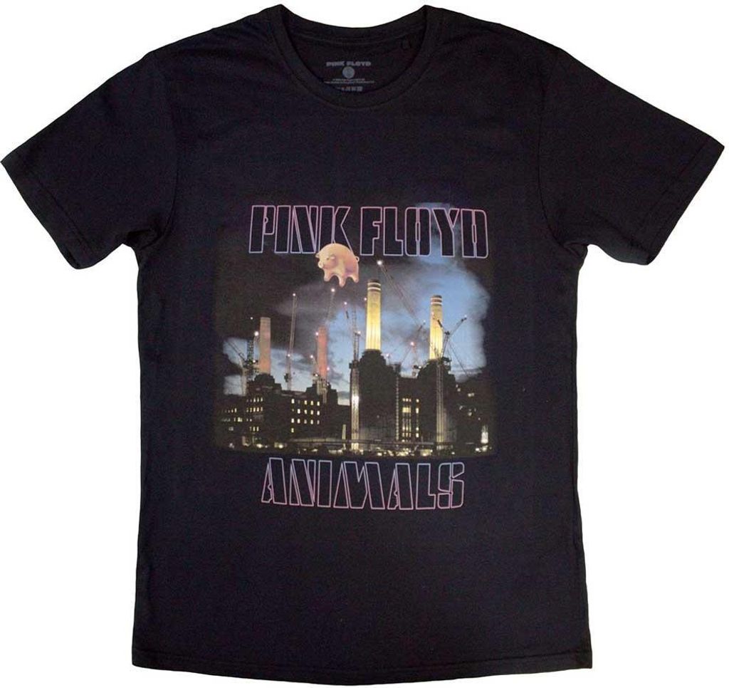 Pink Floyd - "Animals Construction" T-Shirt für Herren/Damen Uni RO12536 (S) (Schwarz)