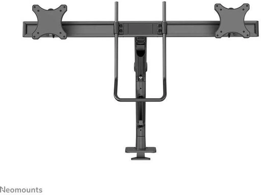 Support Bureau Double Écran pour Télétravail - Installation 17-27 Noir - 12