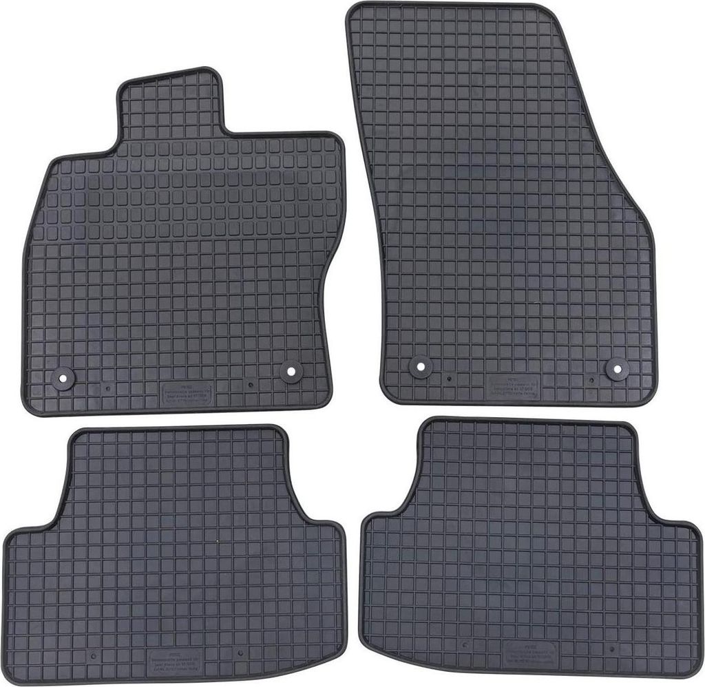 Petex Fußmatten Set Gummi für SEAT Ateca (KH7) Vorne+Hinten Produktbild 