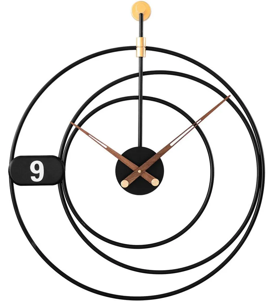 Horloge murale analogique Anita E04.4477.90 idéale pour le salon