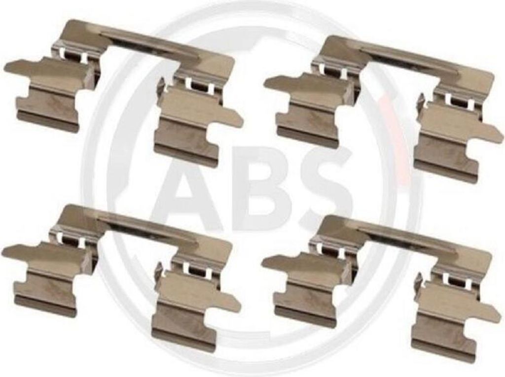 A.B.S. 1841Q Zubehörsatz Scheibenbremsbelag Hinten für NISSAN JUKE (F15) für SUZUKI Grand Vitara II SUV (JT, TE, TD)