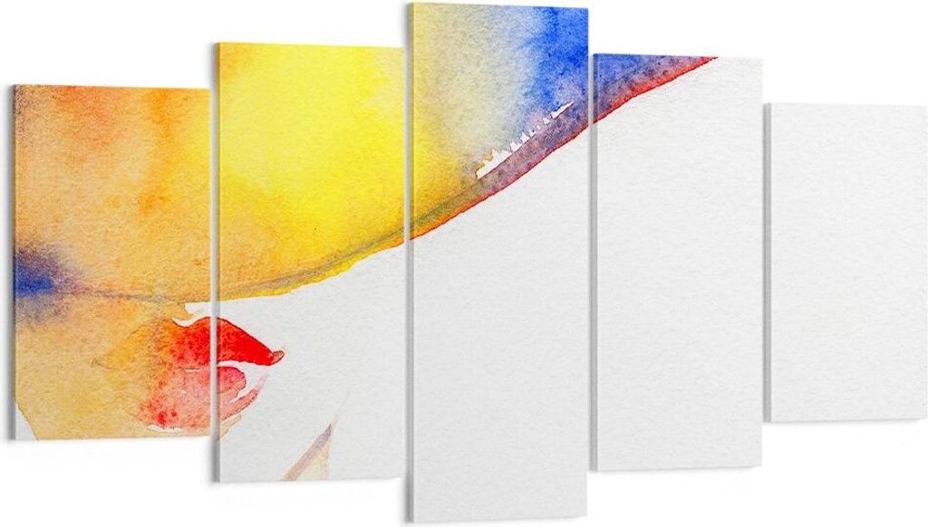 Bild auf Leinwand - Leinwandbild - Modell modern schön Design - 160x85cm - Wand Bild - Wanddeko - Leinwanddruck - Bilder - Kunstdruck - Wanddekora...