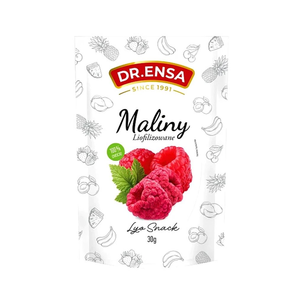 Maliny Liofilizowane 30 g Zdjęcie produktu 