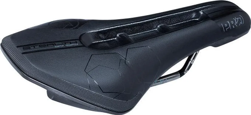 Selle PRO Stealth Offroad Bleue 142mm - Rembourrage EVA et Rails Acier