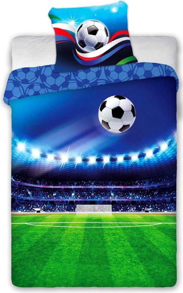 Jugendbettwäsche-Set Fußballspieler 140x200
