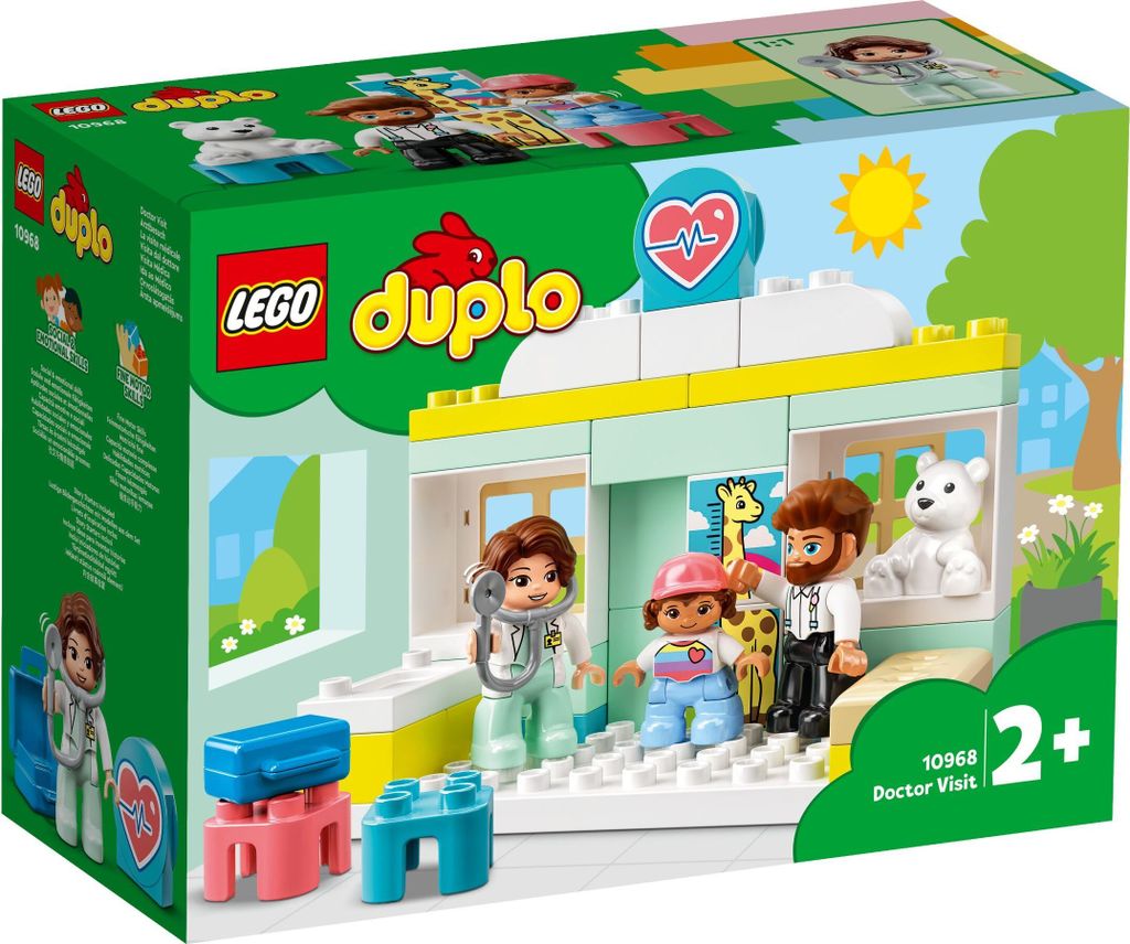 LEGO DUPLO Wizyta u lekarza, Zestaw do budowania, 2 lat(a), Zdjęcie produktu 