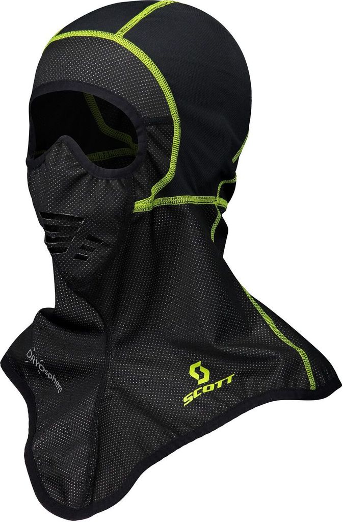 Scott Wind DP Sturmhaube, schwarz/gelb, 2XL/3XL