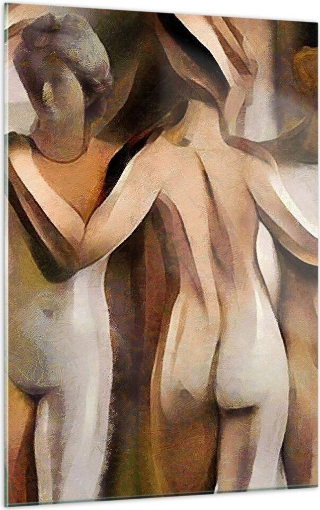 Bilder auf glas - Einteilig - Frau Akt Skulptur - 50x70cm - Produktbild 