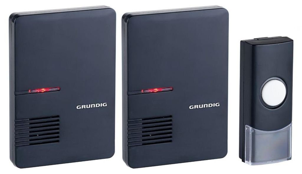 Grundig Bezprzewodowy dzwonek do drzwi z 1 nadajnikiem, 2 Zdjęcie produktu 