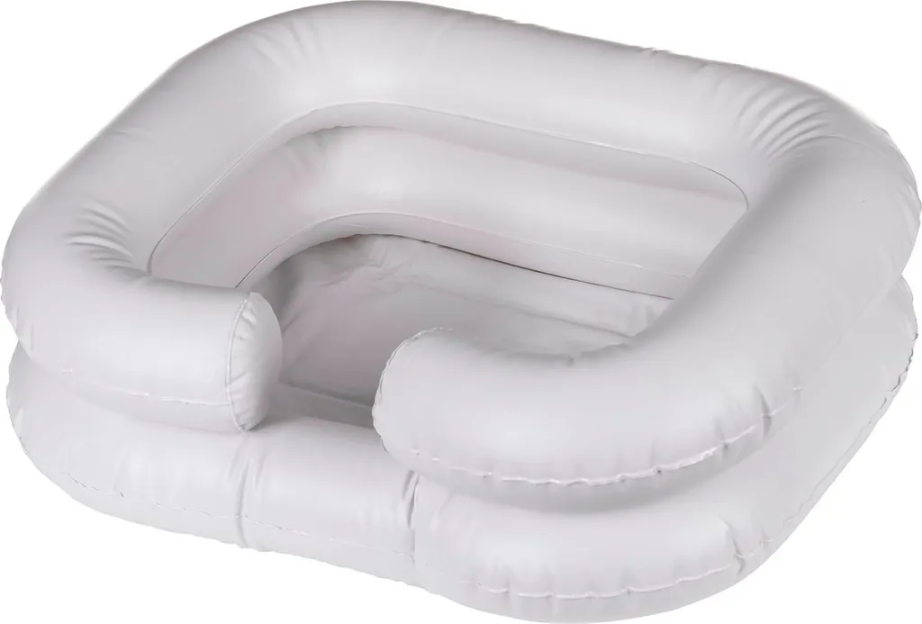 Cuvette ADVANCE gonflable ergonomique avec appui-tête intégré pour soins - 2