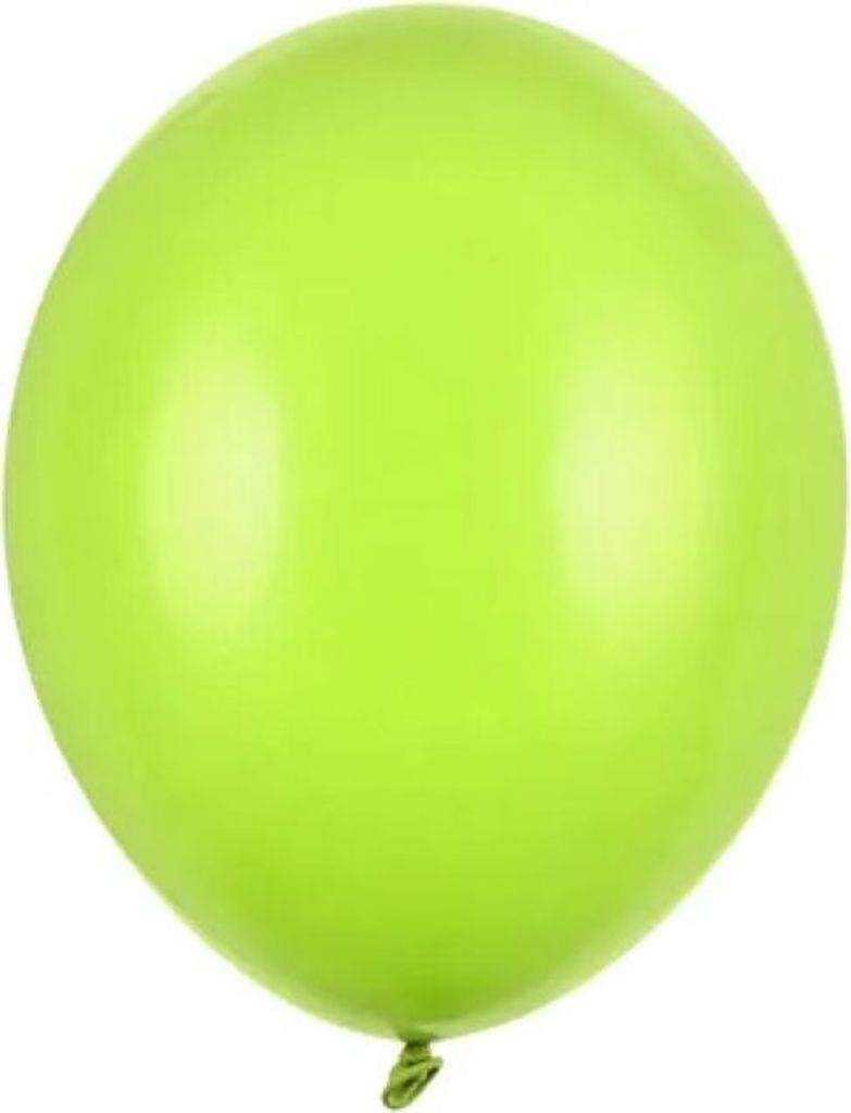 Strong Balloons 12cm, Pastell Lime Green (1 Packung / 100 Stück)