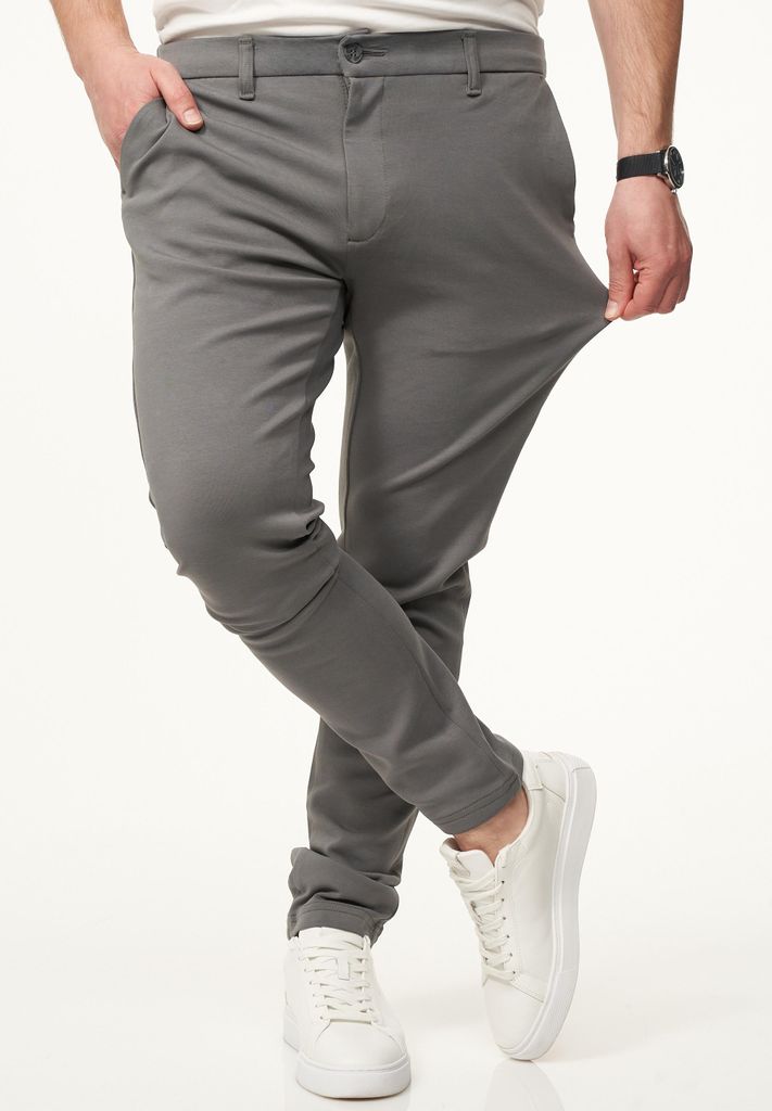 DAILY Baumwolle Herren Chinohose als Performance Pants mit Super Stretch in Slim-Fit Ultra Bequeme & Flexible Herren Stoffhose mit 6% Elasthan