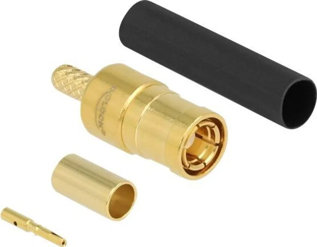 Connecteur SMB mâle plaqué or à sertir haute fréquence RG-174 RG-316