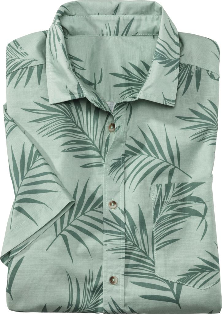 JOHN DEVIN Hawaiihemd , sommerliches Kurzarmhemd mit großem Produktbild 