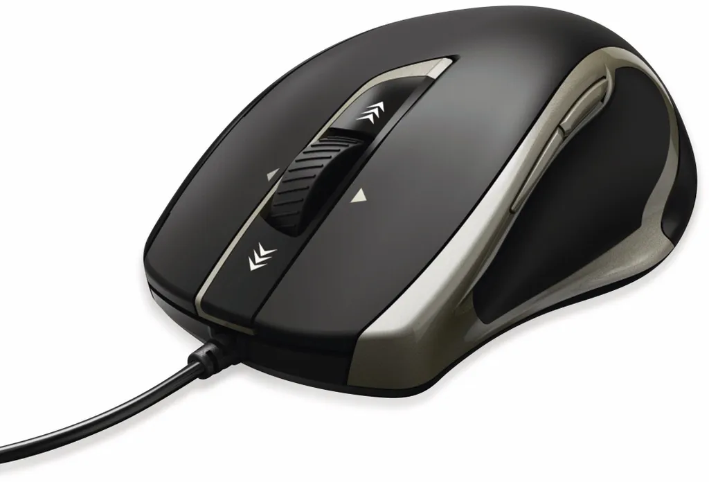 Souris optique filaire Hama Torino 182646 noire ergonomique