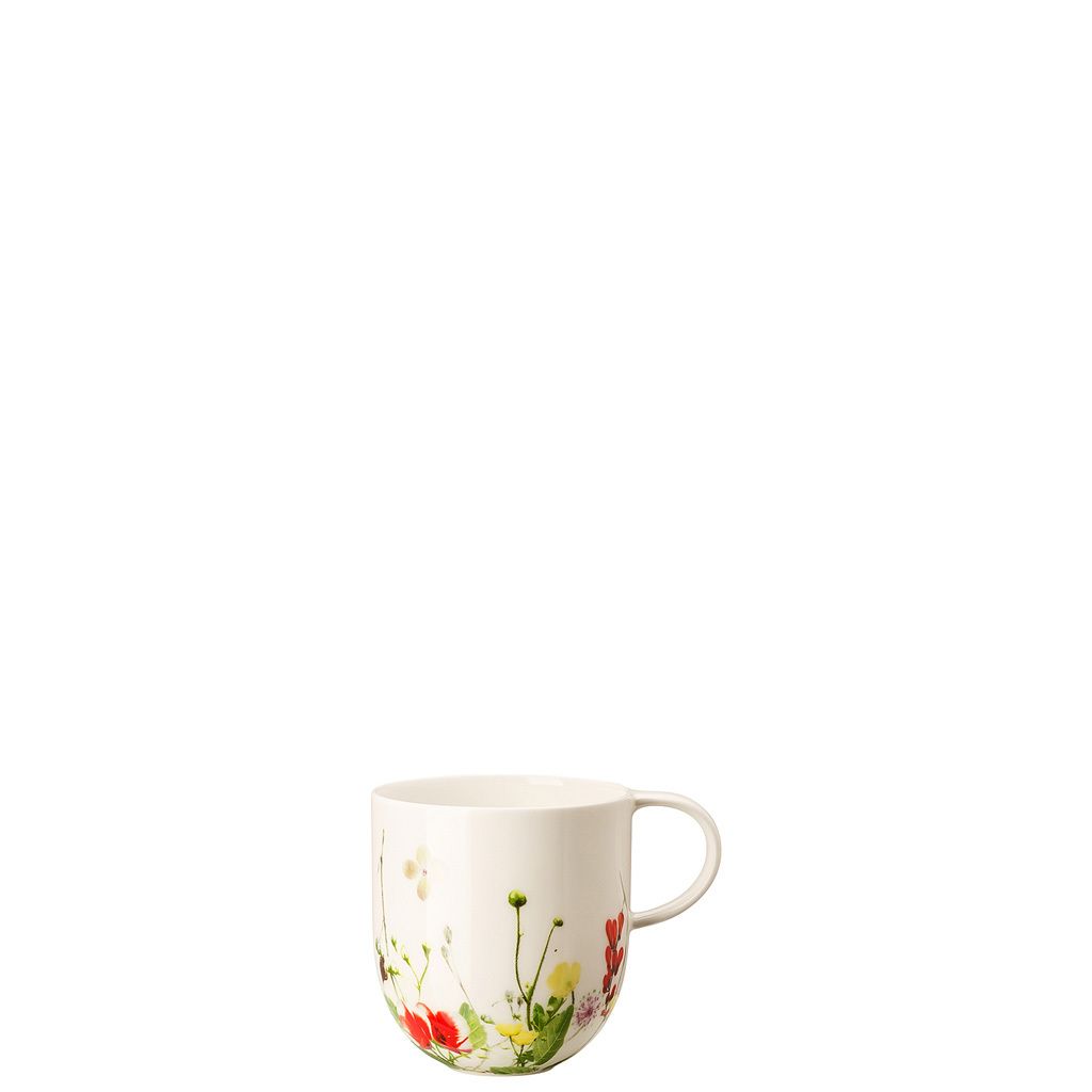Rosenthal Henkelbecher Brillance - Fleurs Sauvages, Bone China, Mehrfarbig, 340 ml, 10530-405101-15505
