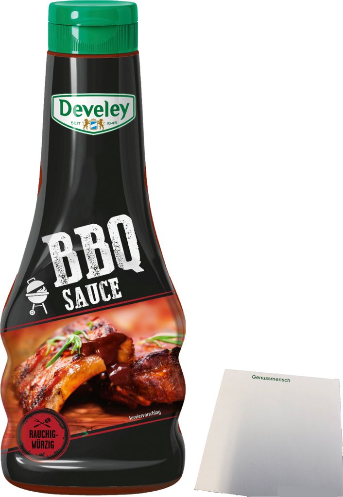 Develey Rauchig-würzige BBQ Sauce 1er Pack (1x250ml Produktbild 