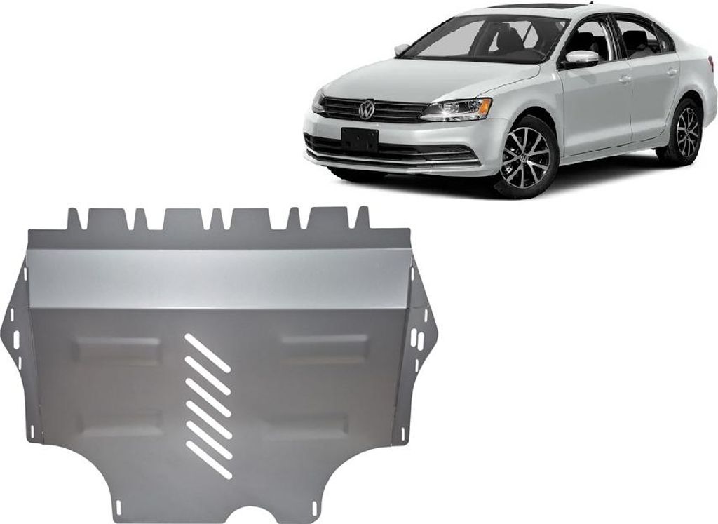 Aluminium Unterfahrschutz für Volkswagen Jetta