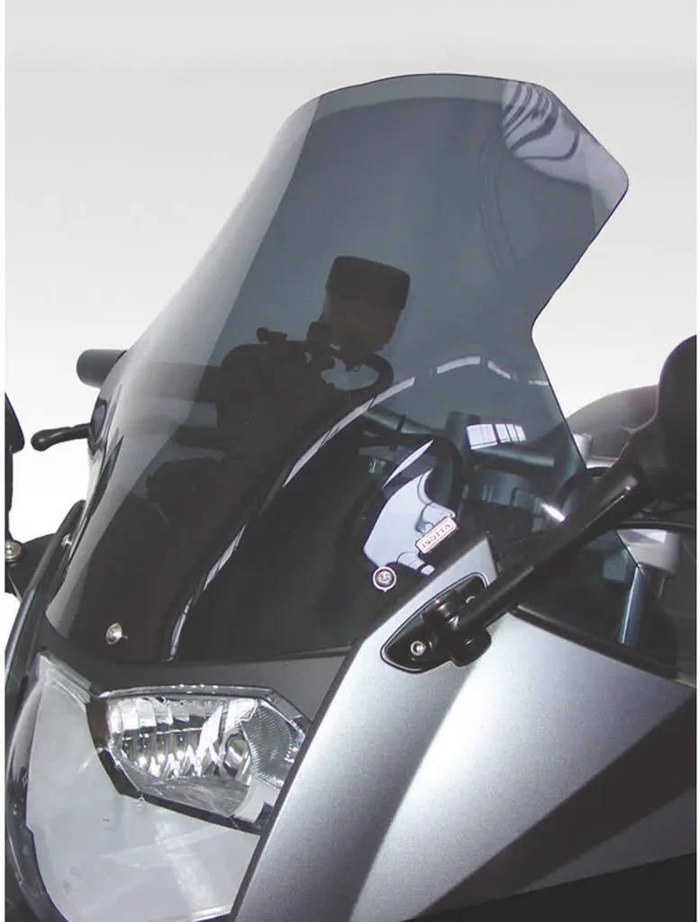Pare-brise Moto Touring Isotta pour Longues Distances Fumé et ABE