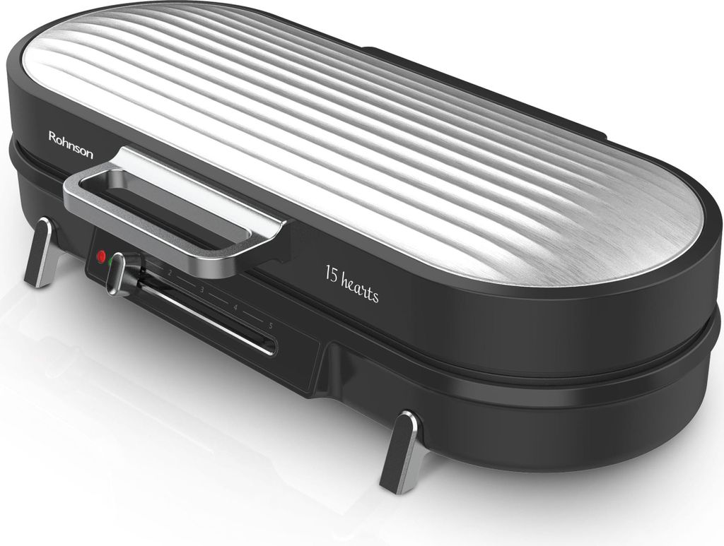 Waffeleisen R-2206 für die Zubereitung von 15 herzförmigen Produktbild 