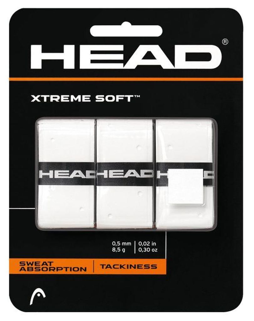 HEAD Overgrip Xtreme Soft Weiß 3er Pack Produktbild 