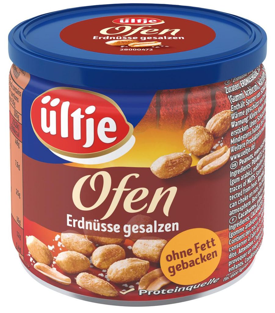 Ültje orzeszki ziemne solone pieczone w piekarniku 180g Zdjęcie produktu 