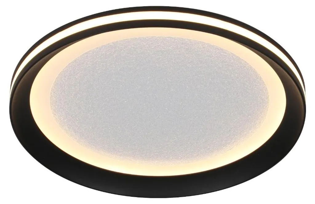 Plafonnier LED Artizo noir pour salon et bureau éclairage blanc modulable