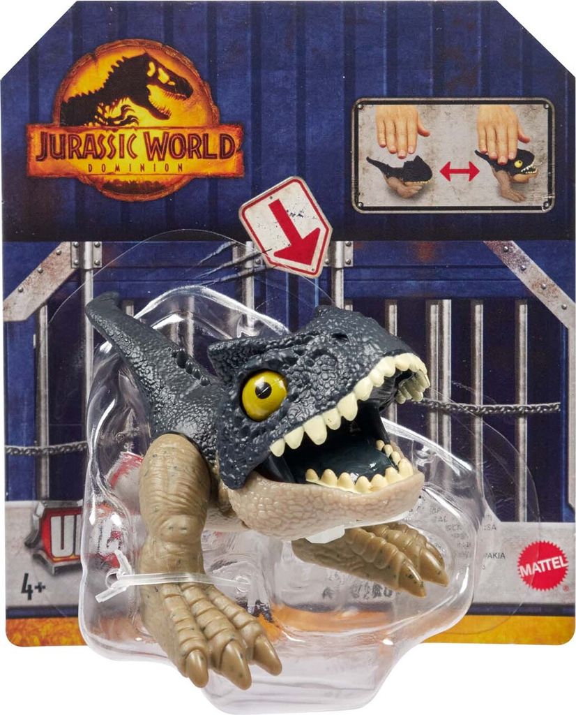 Mattel HJB62 - Jurassic World Wild Pop Allosaurus - Schnapp-Dino