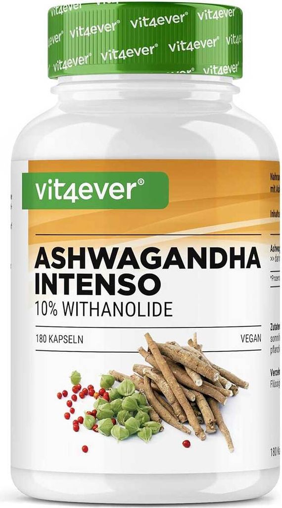 Vit4ever Ashwagandha Intenso 180 Kapseln