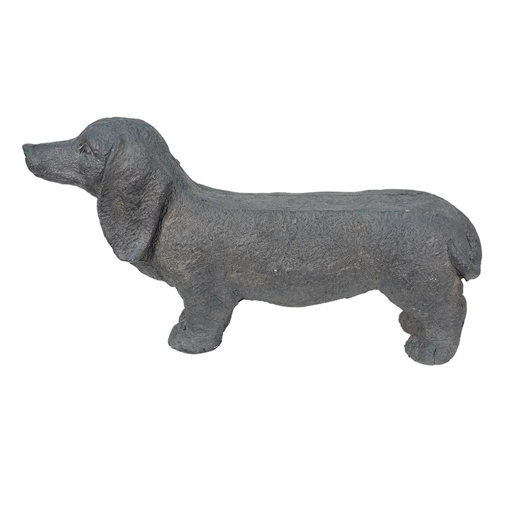 Statua Cane da Esterno Clayre & Eef 74x39 | MGO Resistente alle Intemperie