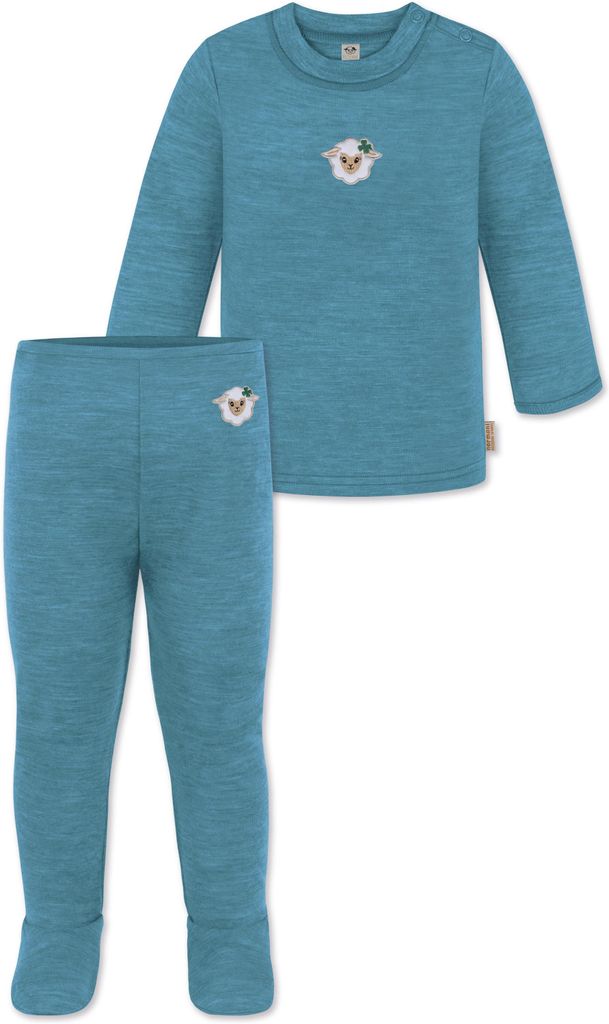 normani Baby Merino Set Wollpullover und Unterhose