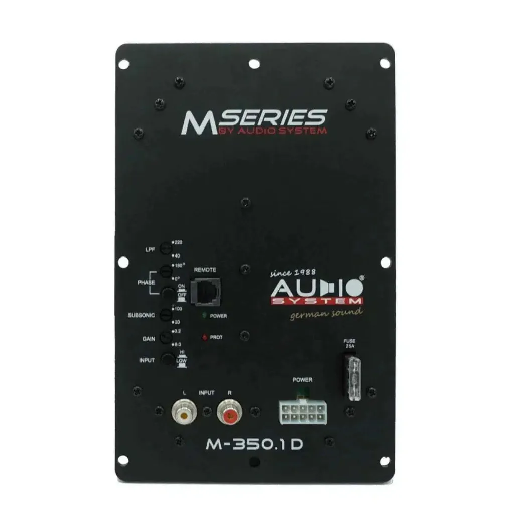 Amplificateur de Puissance Mono M-350.1 D pour Subwoofer de Voiture 12V