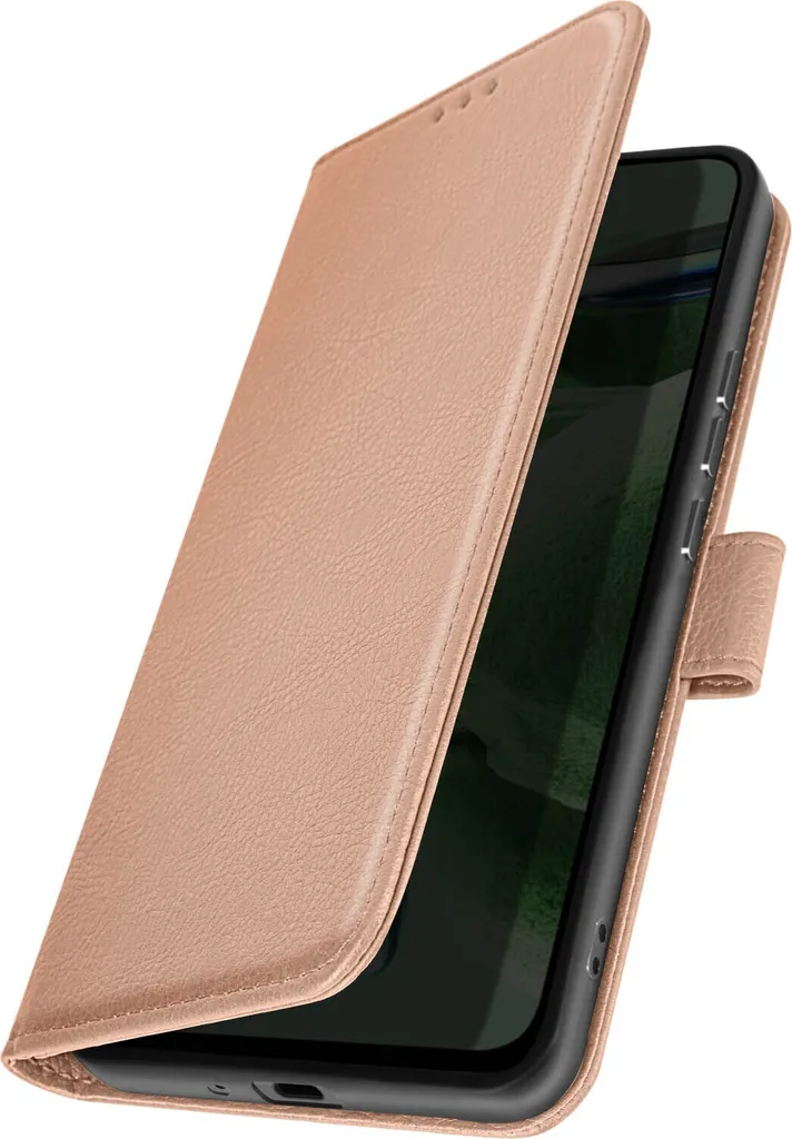 Custodia Avizar per Xiaomi Mi Note 10 Lite: Ecopelle Oro Rosa Antiurto