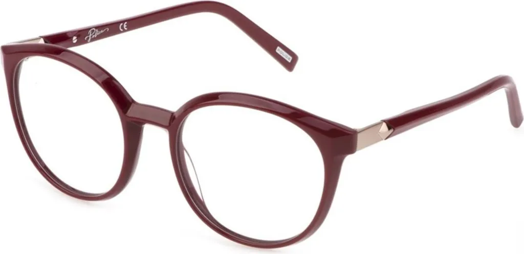 Montatura Donna Police VPLF28 518LAY - Occhiali Vista Rosso Bordeaux