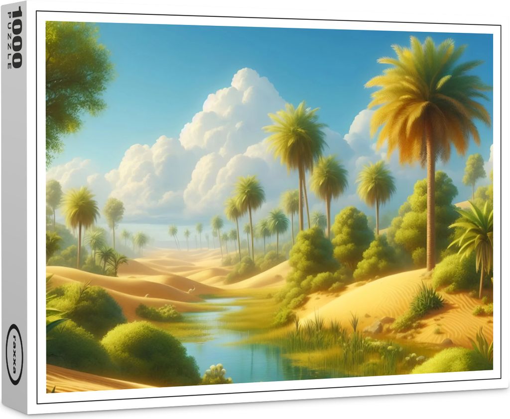 raxxa Premium-Puzzle "Oasentraum", 1000 Teile