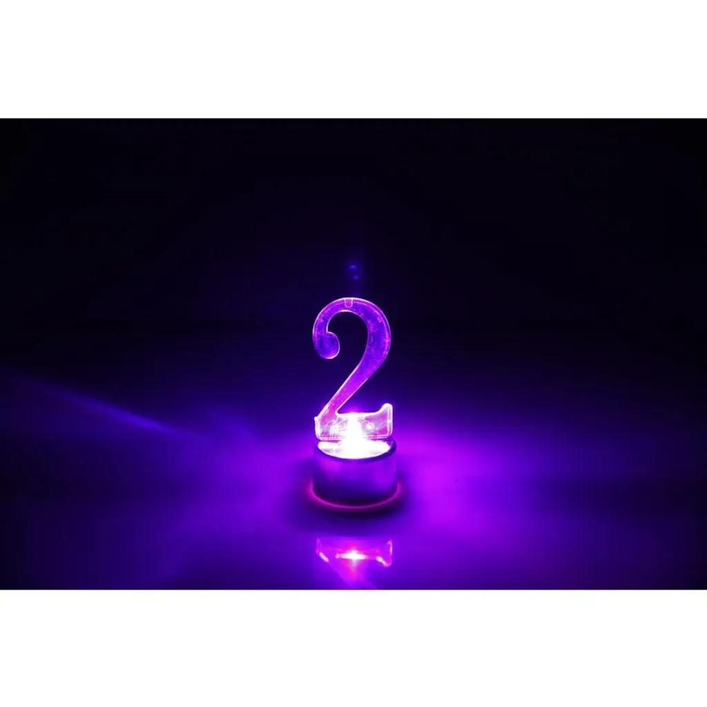 Lampe Décorative Lettre et Chiffre LED Accessoire Maison à Poser