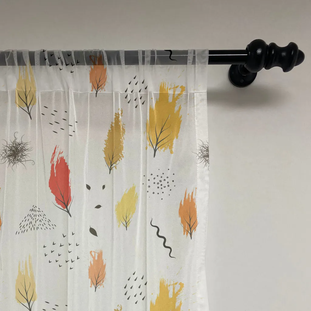 Arazzo da Muro Alberi Autunnali ABAKUHAUS - Arredo Casa 160x274 - 2