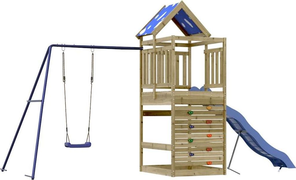 vidaXL Spielturm Imprägniertes Kiefernholz