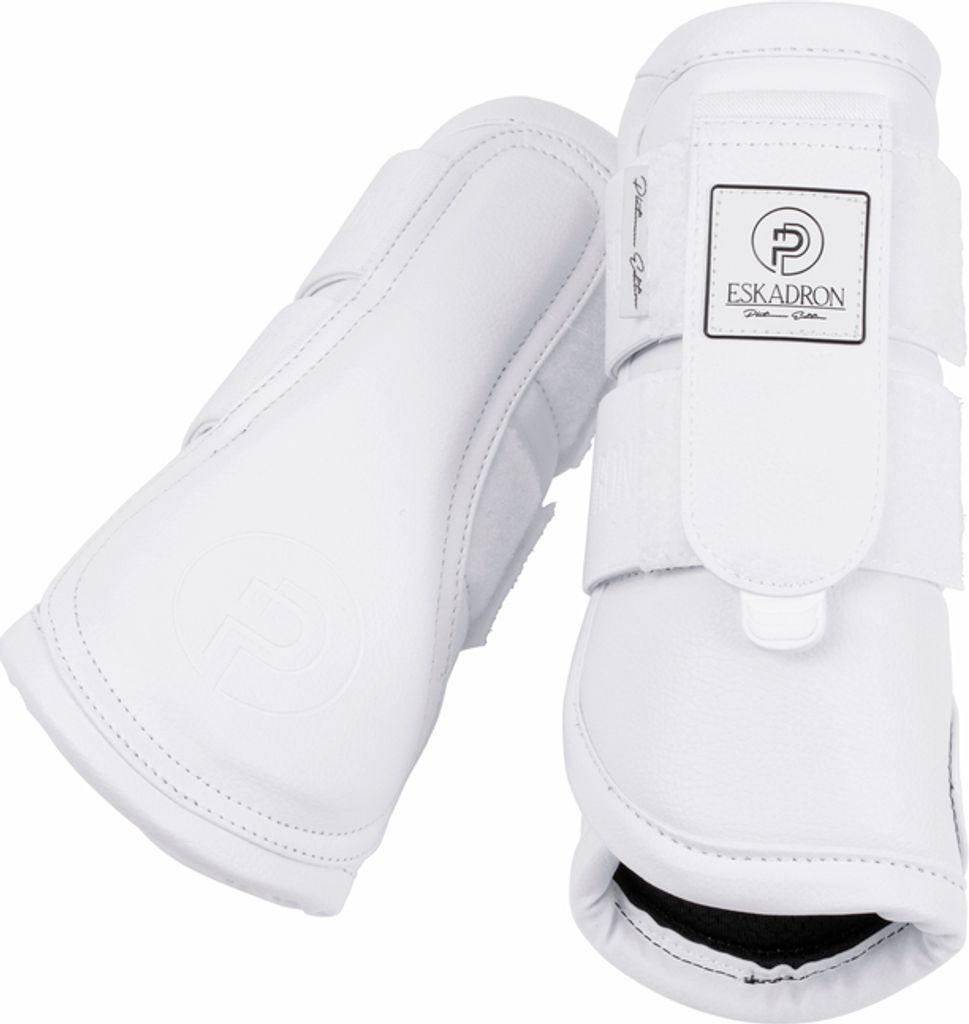Eskadron Platinum Gamaschen " FAUX LEATHER ", 1 Paar Farbe - weiß Größe - M