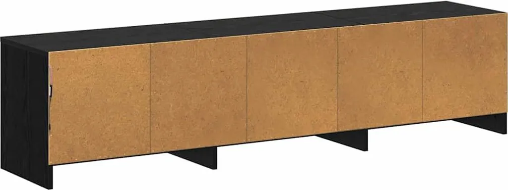 Maison Exclusive Mobile TV LED 165cm Rovere Nero | Design Moderno - 9