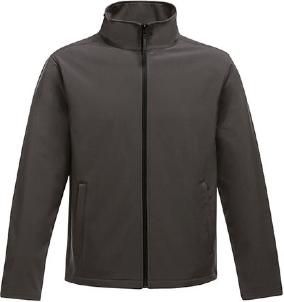 Regatta Standout TRA628 | Herren Ablaze Printable Softshell Jacket - Farbe: Seal Grey (Solid)/Black - Größe: XXL