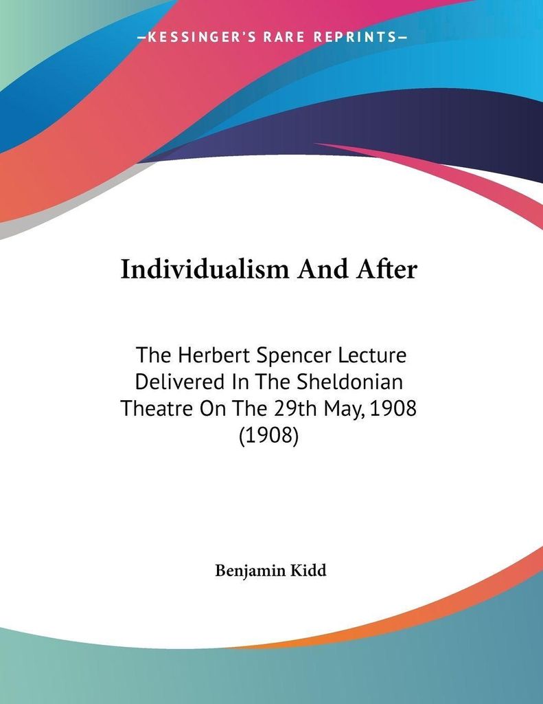 Individualism And After