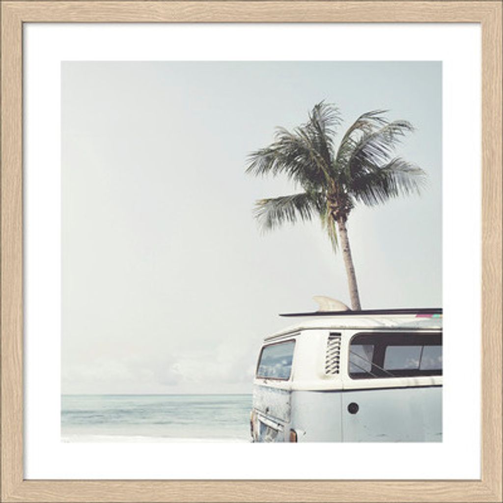 Gerahmtes Bild Surf Feeling I 33x33 cm