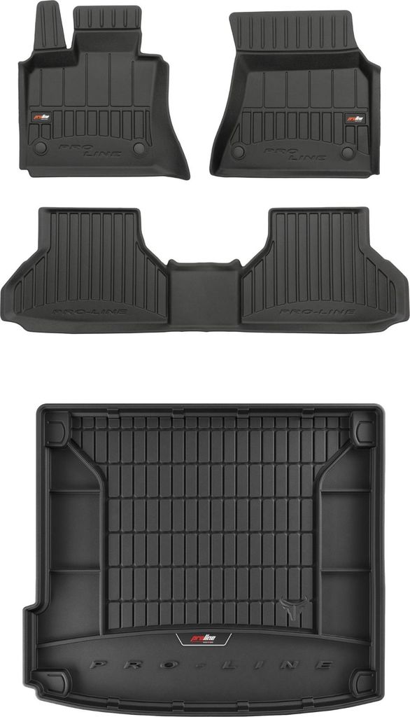 FROGUM 3D Gummimatten und Kofferraummatte für BMW X6 E71 2007-2014